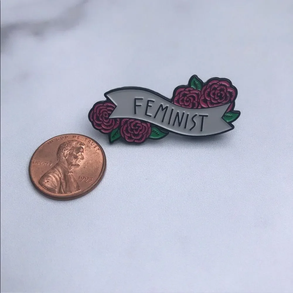 Feminist pin/brooch